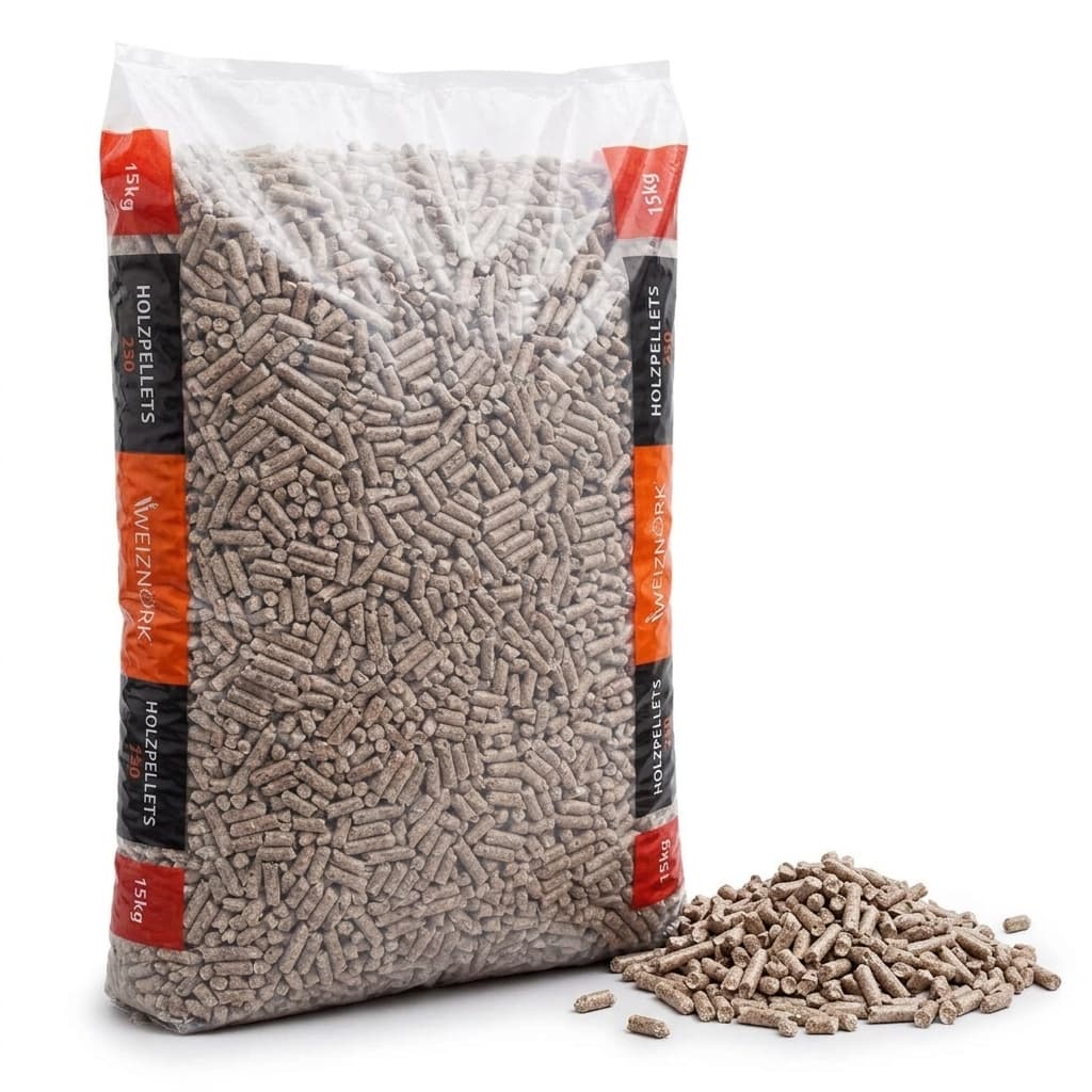BoisExpress — HEIZFUXX rot Pellets EN+ A1 Palette 65 Säcke x 15kg Natürliche Trocknung