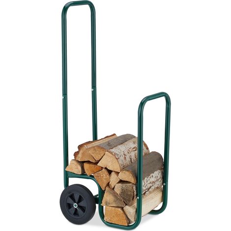 Relaxdays Holztransportwagen 60 kg