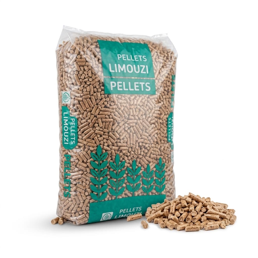 BoisExpress — Holzpellets Limouzi 66 Säcke à 17 kg Handwerker Französisch