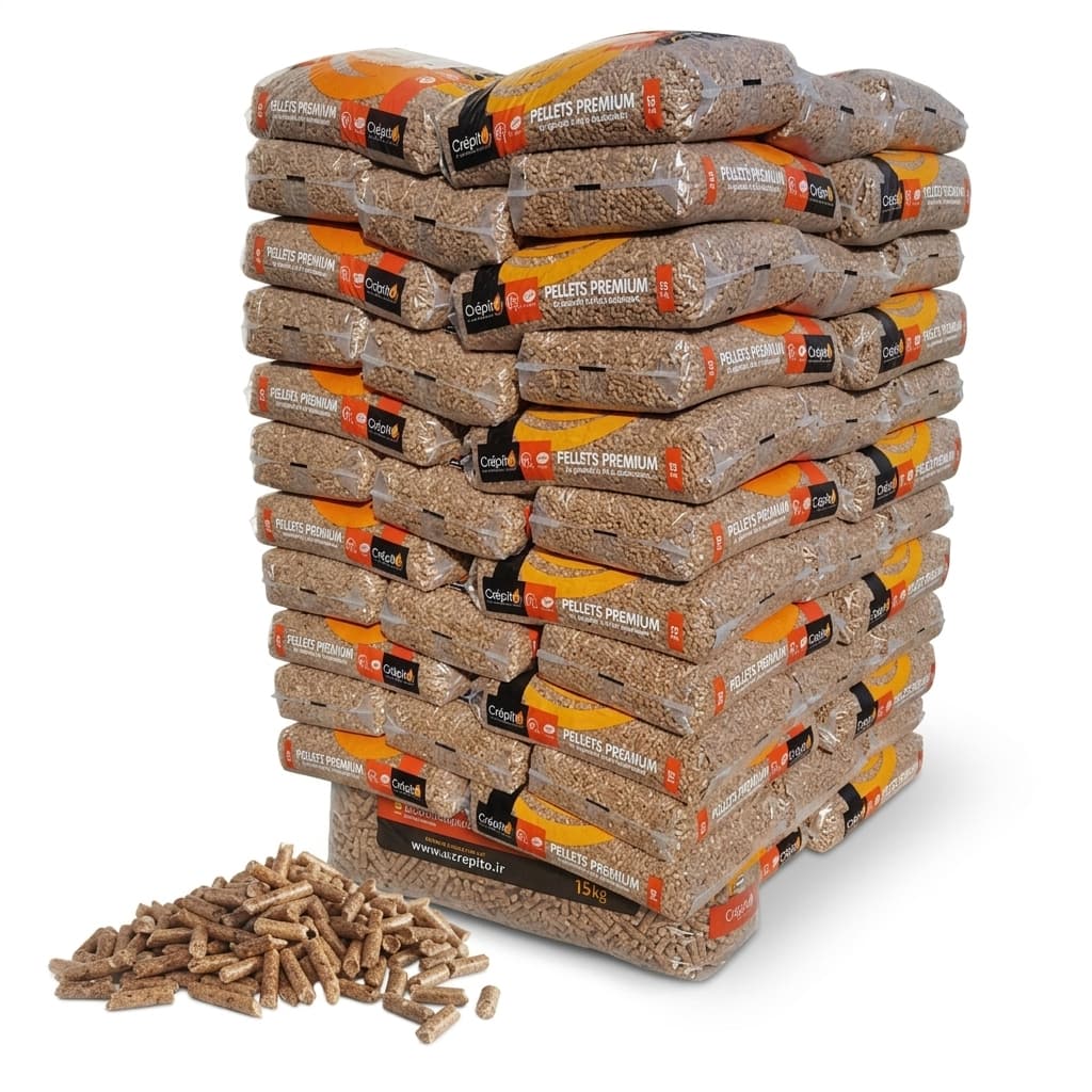 BoisExpress — Crépito Holzpellets Palette 72 Säcke à 15 kg Holztradition