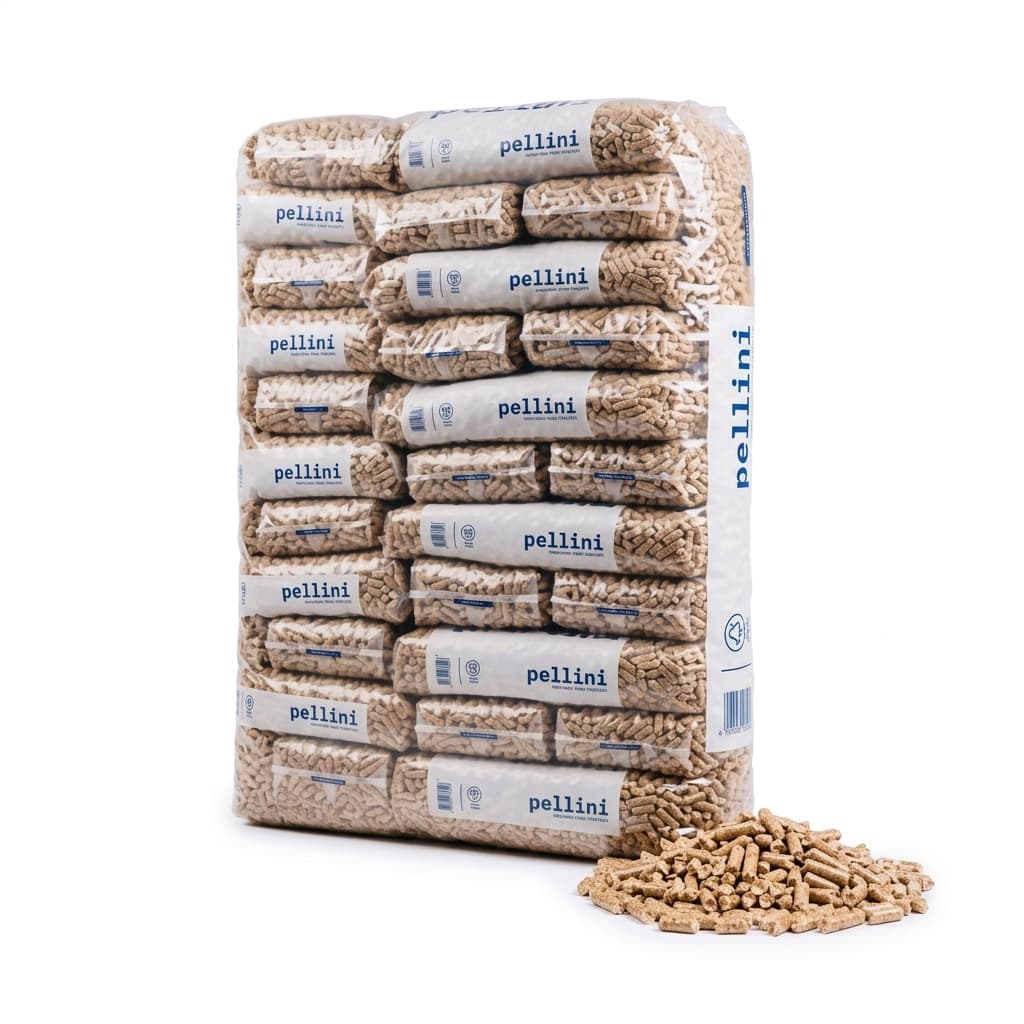 BoisExpress — Pellets Pellini EN+ A1 Palette von 66 Säcken à 17 kg Französischer Handwerker