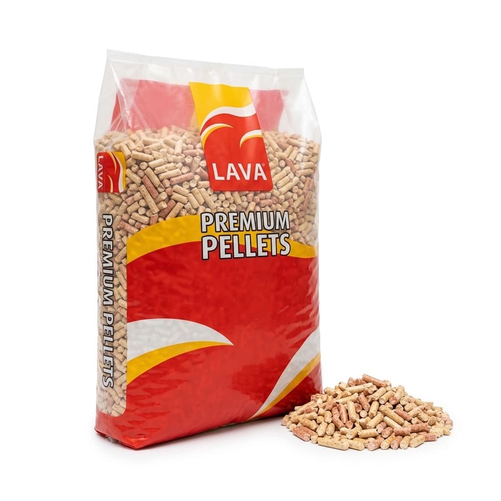 BoisExpress — Pellet LAVA 100% Nadelholz Palette von 65 Säcken zu 17 kg Holztradition