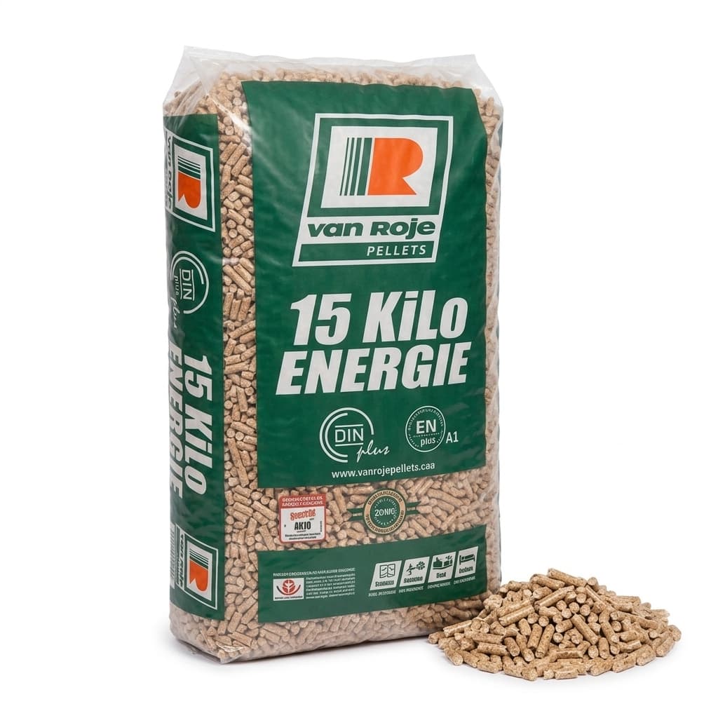 BoisExpress — Pellet Van Roje Palette mit 65 Säcken à 17 kg Französischer Wald