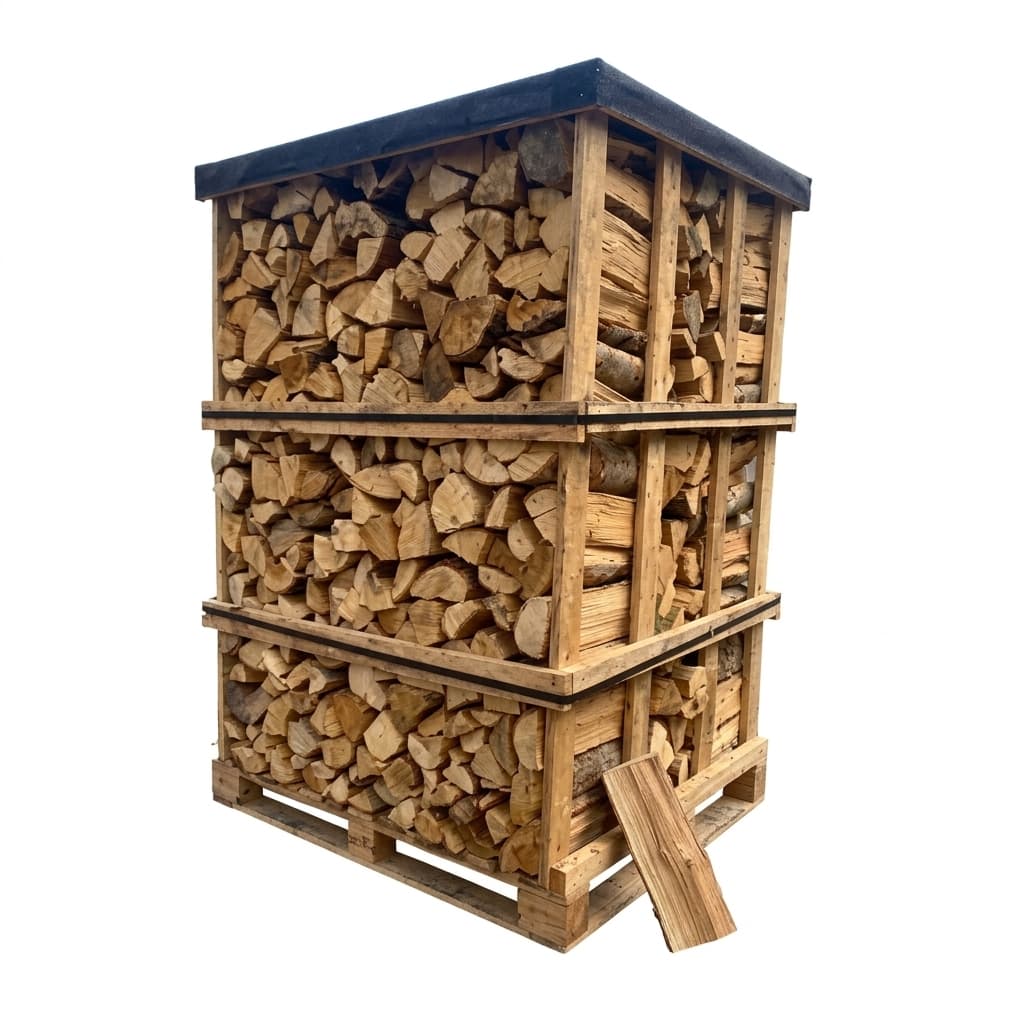 BoisExpress — Hartholzmischung 25cm Palette von 3,3 Ster Französischer Wald