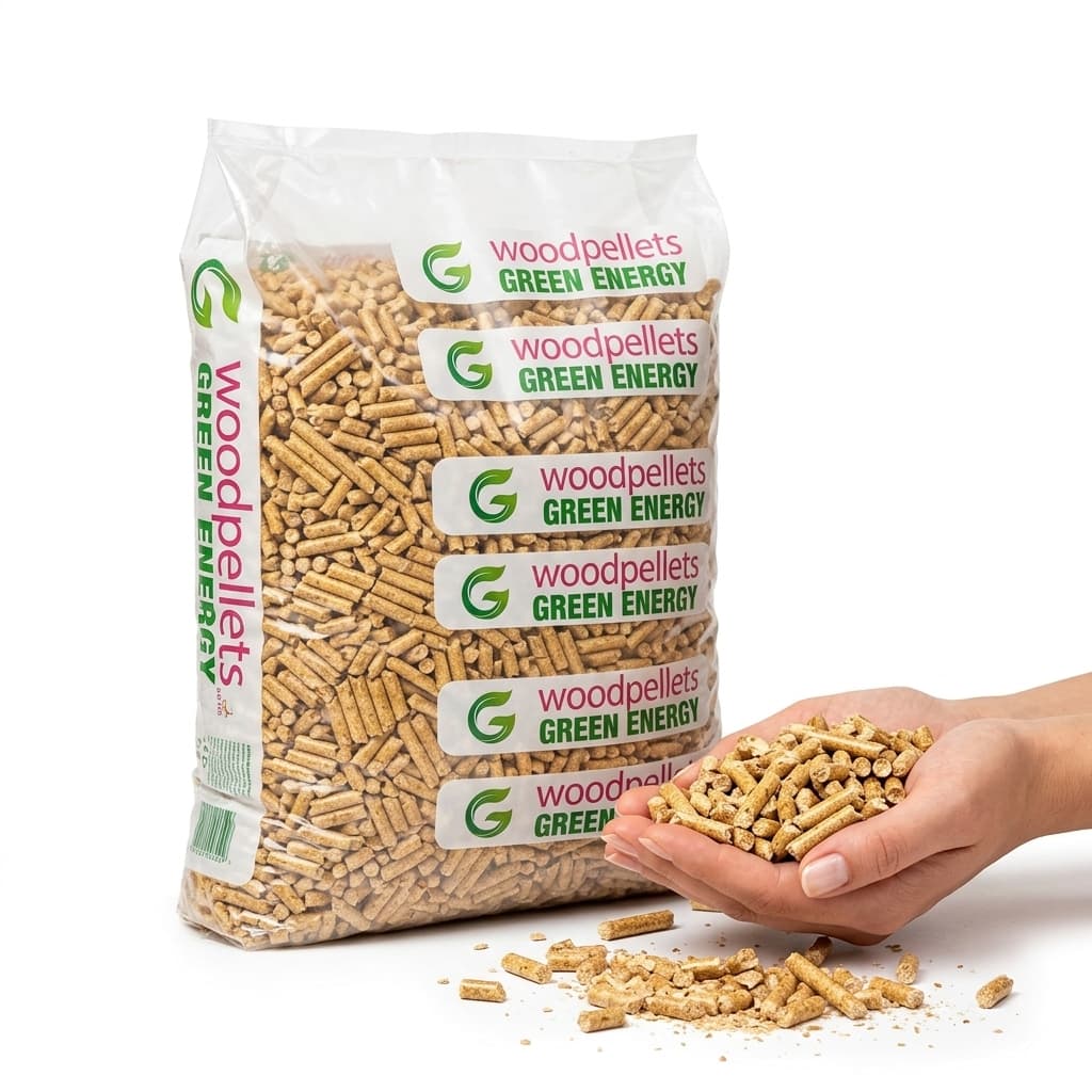 BoisExpress — Pellets Green Energy DINplus 65 Säcke à 17 kg Holztradition