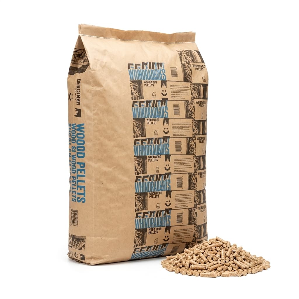 BoisExpress — Pellet Badger Palette von 65 Säcken à 17 kg Natürliche Trocknung