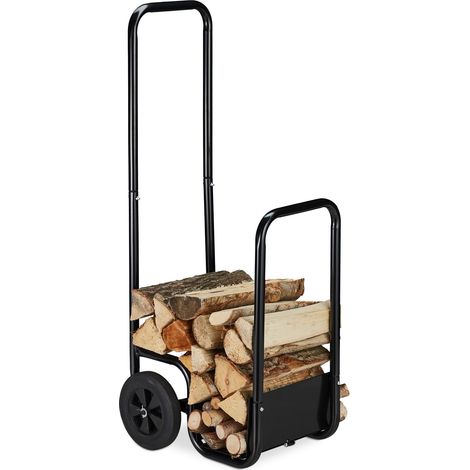 Relaxdays Holztransportwagen 40 kg