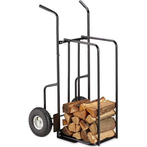 Relaxdays Holztransportwagen 200 kg