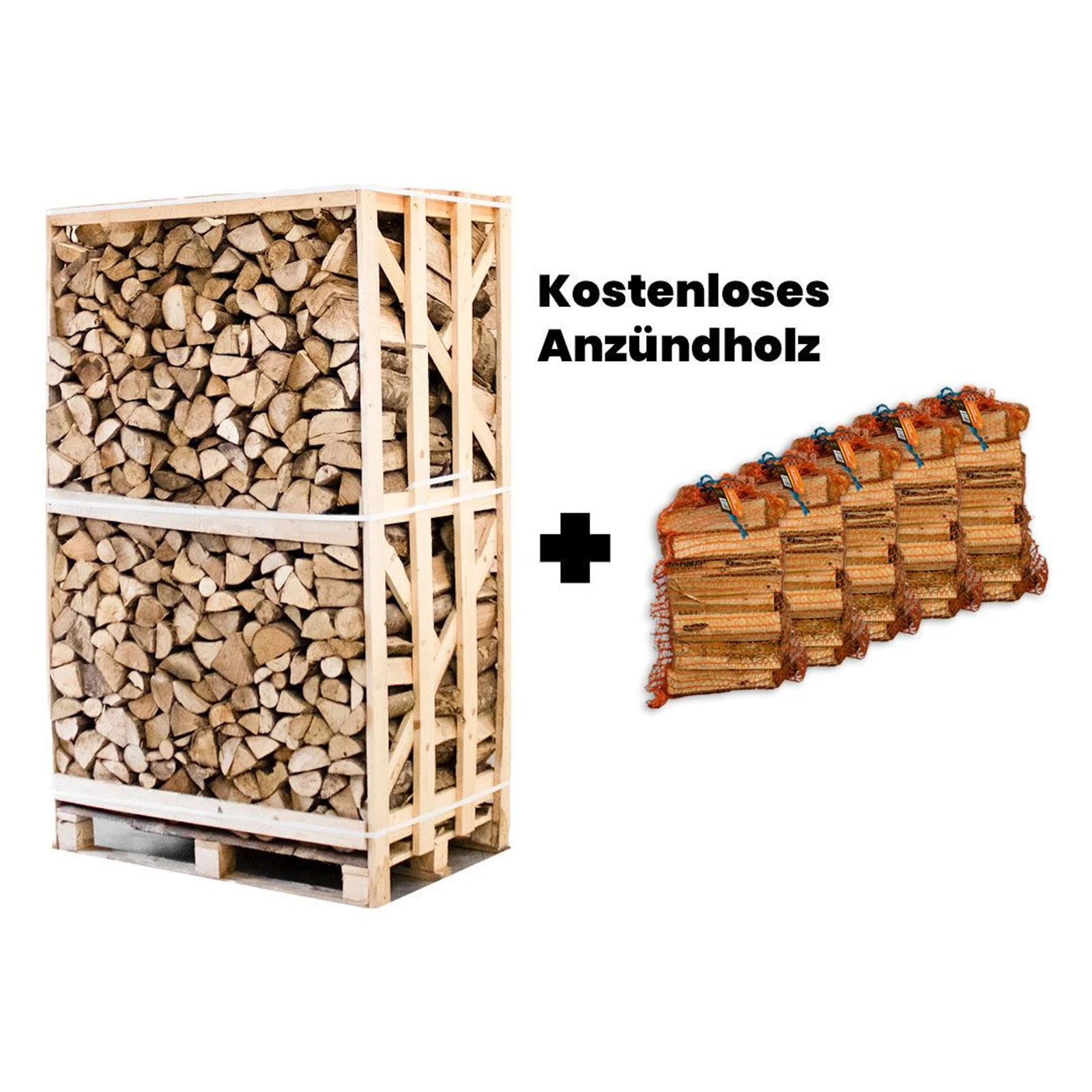 Palette Esche Brennholz 25cm