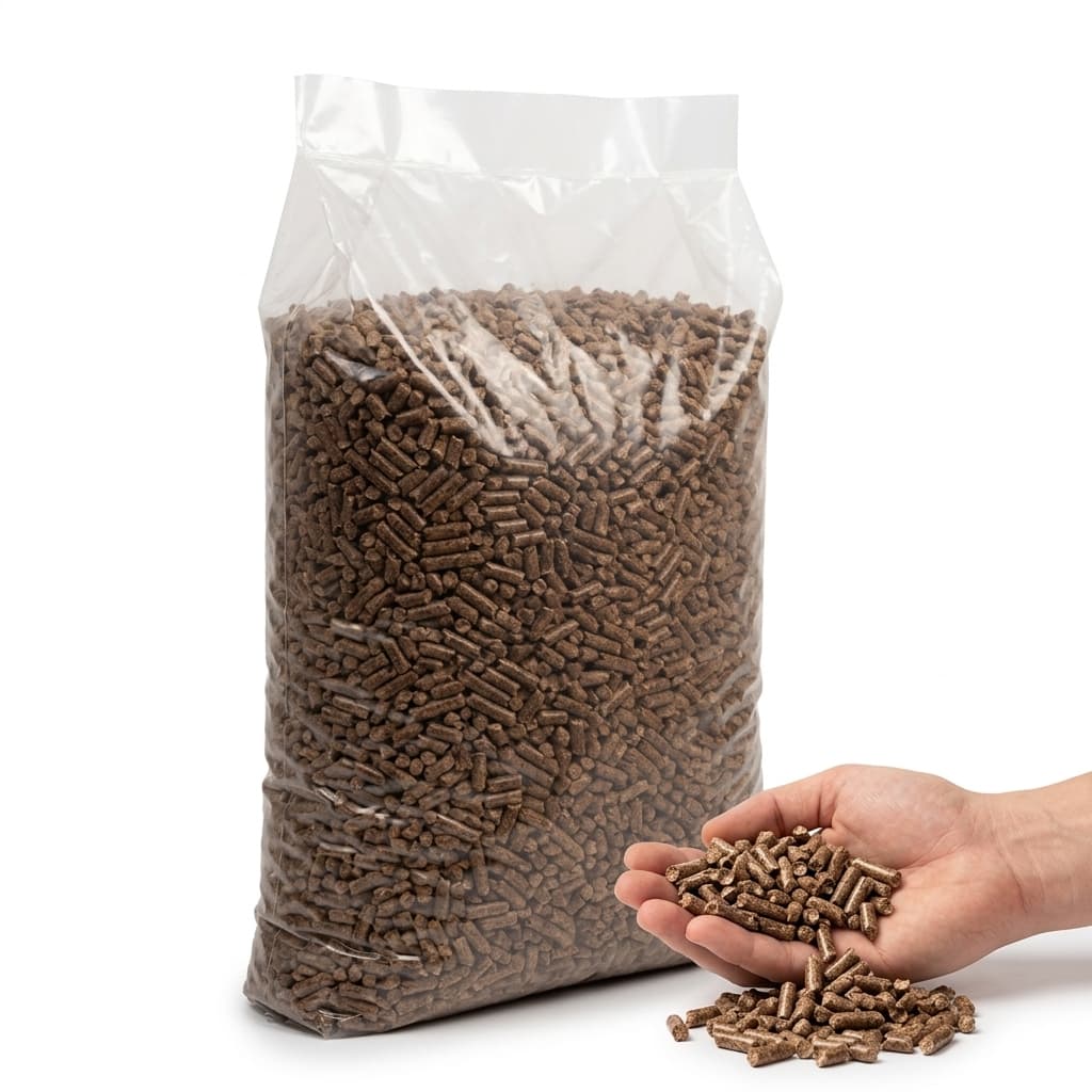BoisExpress — Komfort-Pellets Palette mit 70 Säcken à 17 kg 100% Nadelholz Natürliche Trocknung